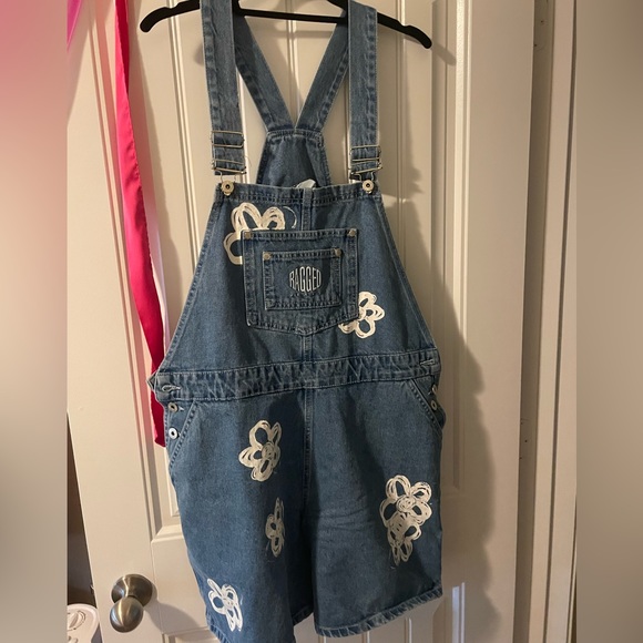 RAGGED DENIM OVERRALLS - Picture 4 of 8